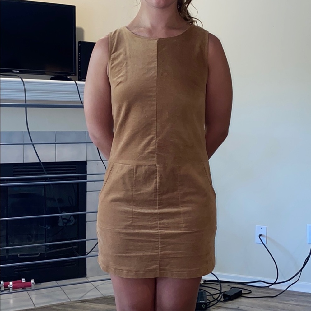 Suede dress